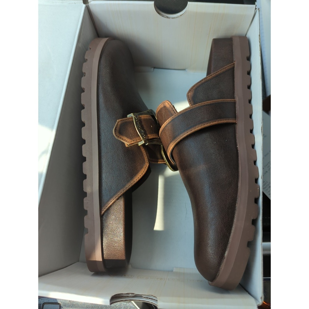 Boho Comfort Brown Slingback Buckle Clogs Slip On NIB Size 8.5 Blowfish Festival - Picture 2 of 8